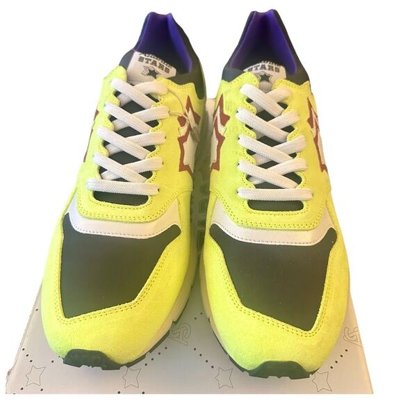 NWT Atlantic Stars Italian Fashion Sneakers Men’s EU44/US11 | Preppy Streetwear - Picture 10 of 13